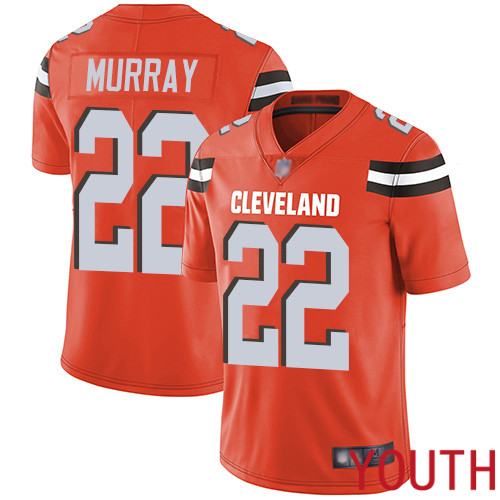 Cleveland Browns Eric Murray Youth Orange Limited Jersey #22 NFL Football Alternate Vapor Untouchable->youth nfl jersey->Youth Jersey